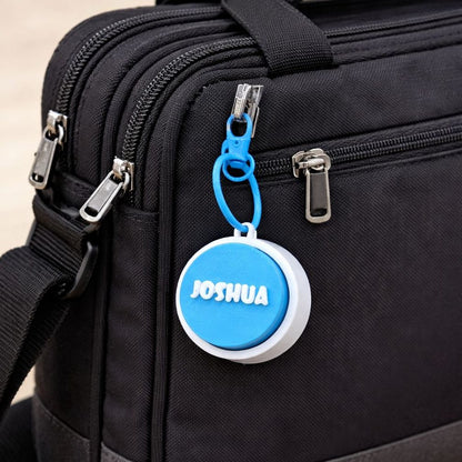 Custom Name Clicker (with keychain) | White Base