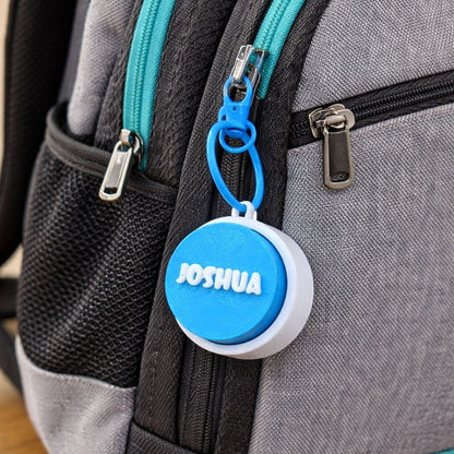 Custom Name Clicker (with keychain) | White Base