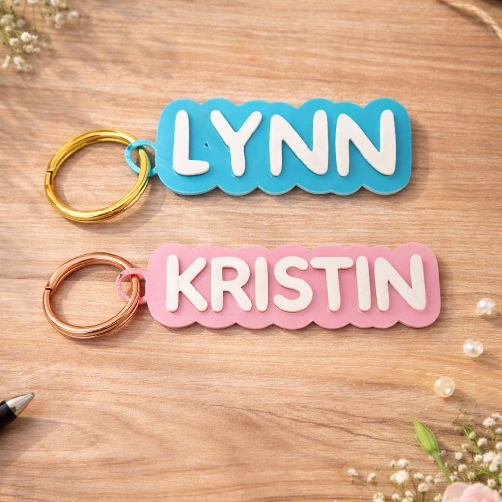Custom Name Keychains