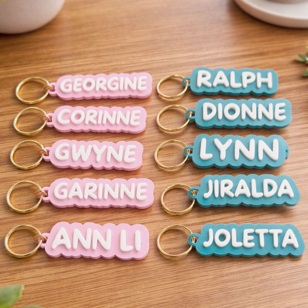 Custom Name Keychains