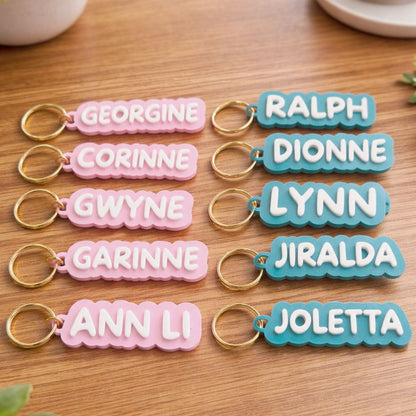 Custom Name Keychains